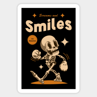 Funny Skeleton Halloween Magnet